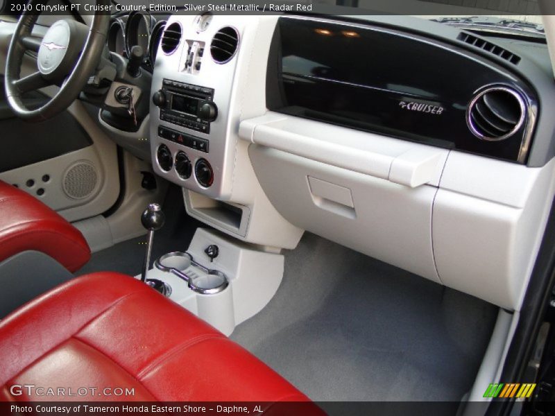 Silver Steel Metallic / Radar Red 2010 Chrysler PT Cruiser Couture Edition