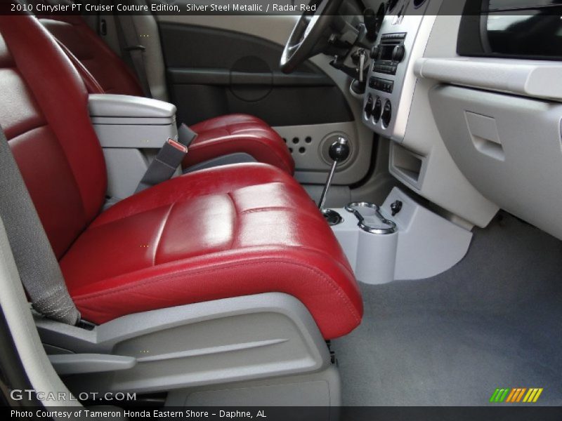 Silver Steel Metallic / Radar Red 2010 Chrysler PT Cruiser Couture Edition