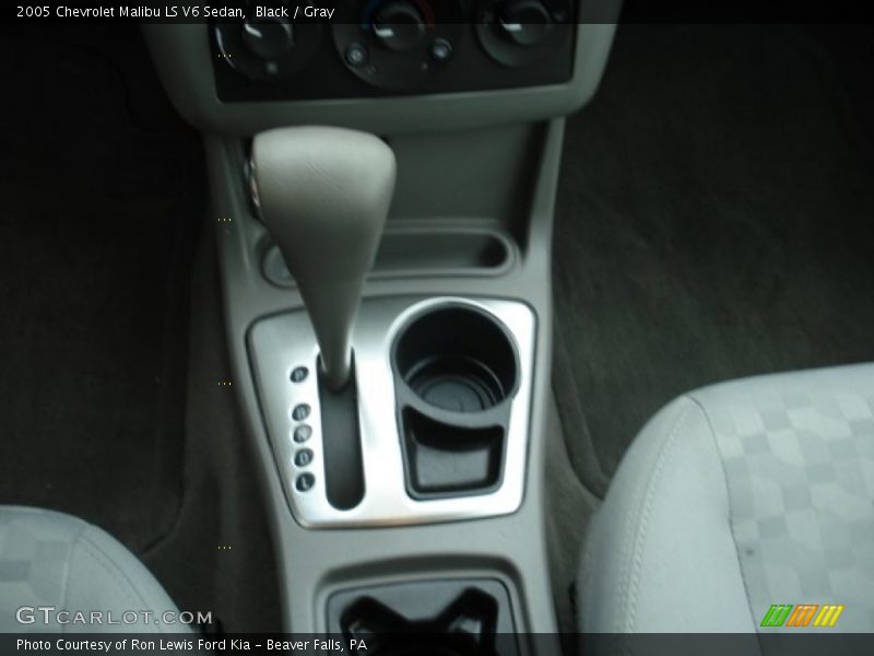 Black / Gray 2005 Chevrolet Malibu LS V6 Sedan