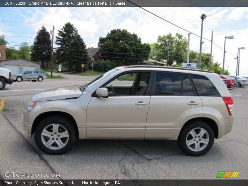  2007 Grand Vitara Luxury 4x4 Clear Beige Metallic