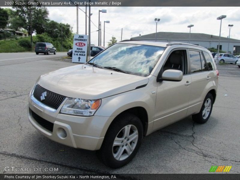 Clear Beige Metallic / Beige 2007 Suzuki Grand Vitara Luxury 4x4