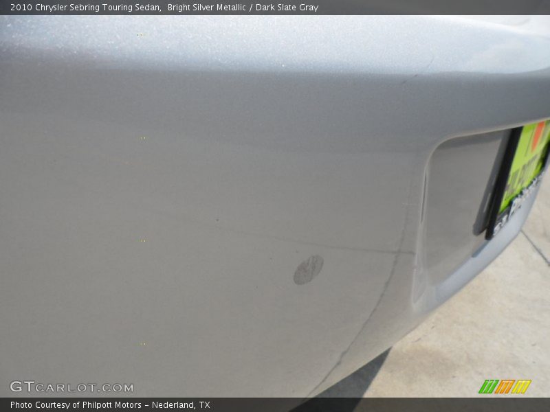 Bright Silver Metallic / Dark Slate Gray 2010 Chrysler Sebring Touring Sedan