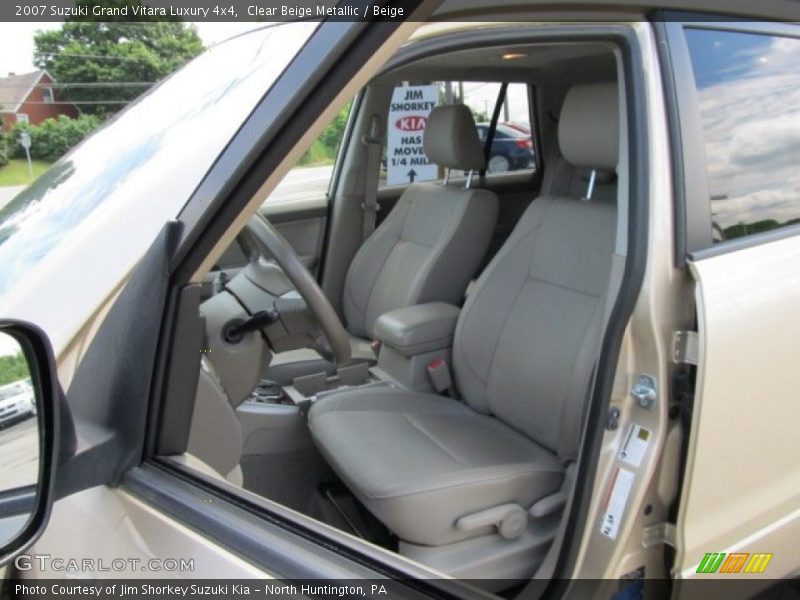  2007 Grand Vitara Luxury 4x4 Beige Interior