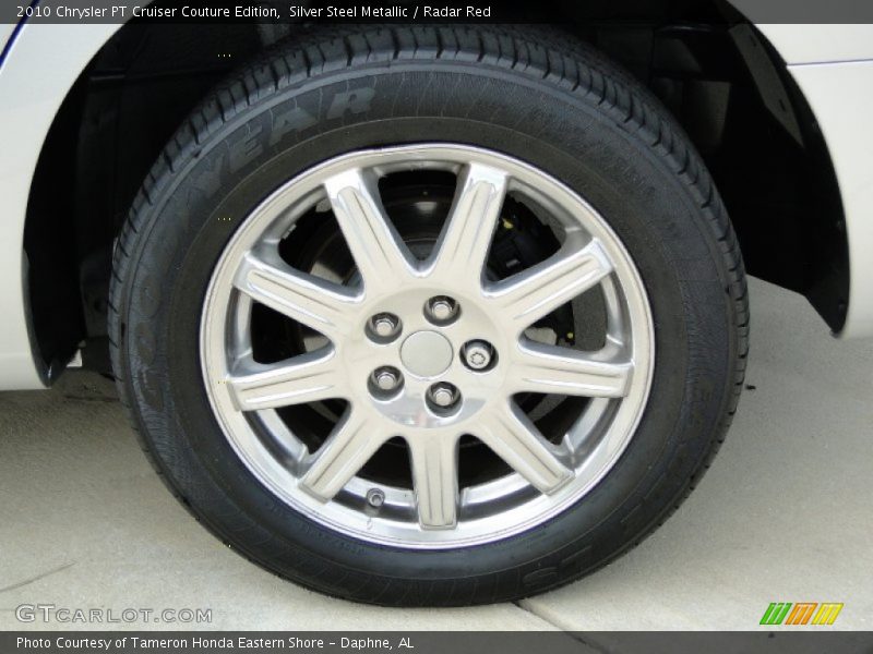 Silver Steel Metallic / Radar Red 2010 Chrysler PT Cruiser Couture Edition