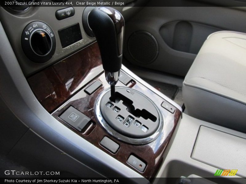  2007 Grand Vitara Luxury 4x4 5 Speed Automatic Shifter