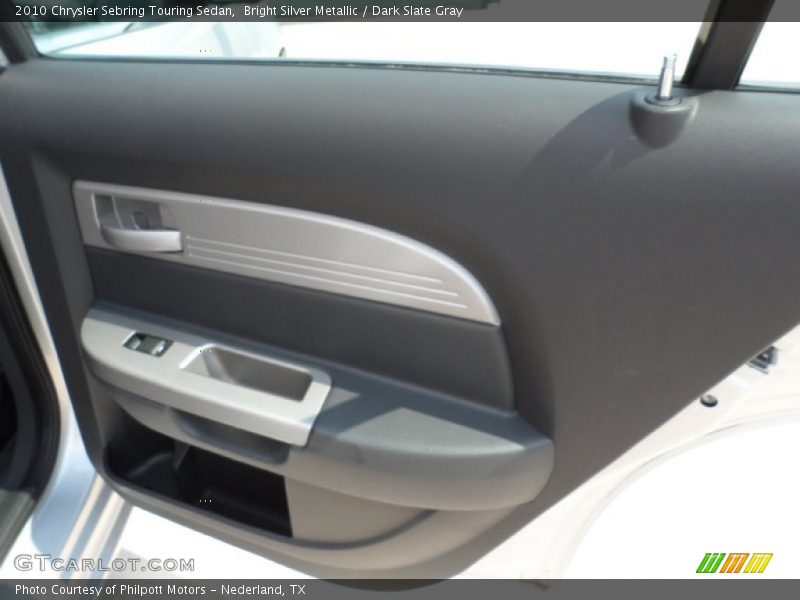 Bright Silver Metallic / Dark Slate Gray 2010 Chrysler Sebring Touring Sedan