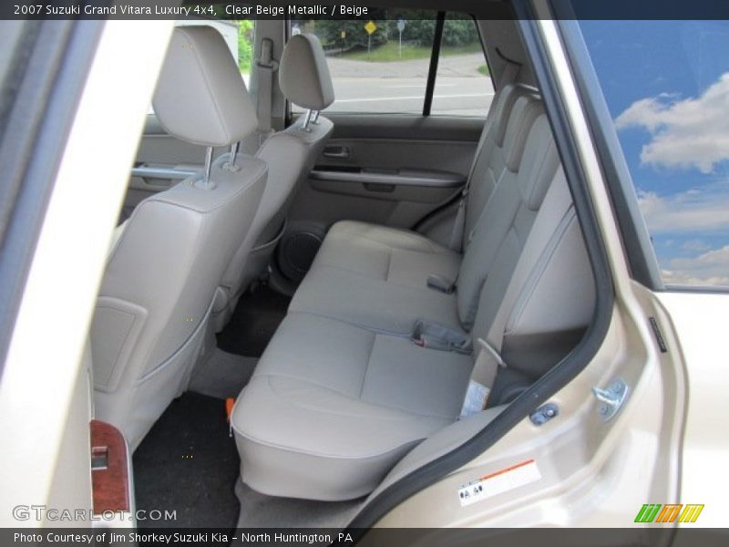  2007 Grand Vitara Luxury 4x4 Beige Interior