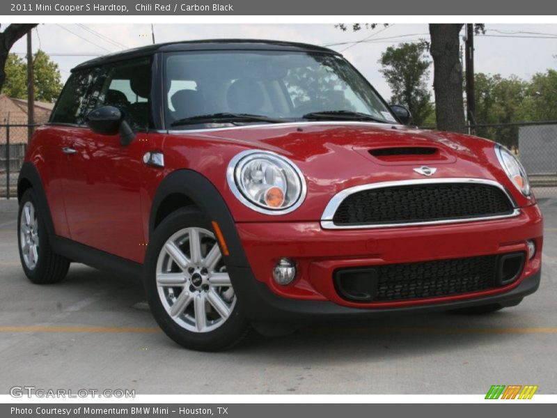 Chili Red / Carbon Black 2011 Mini Cooper S Hardtop