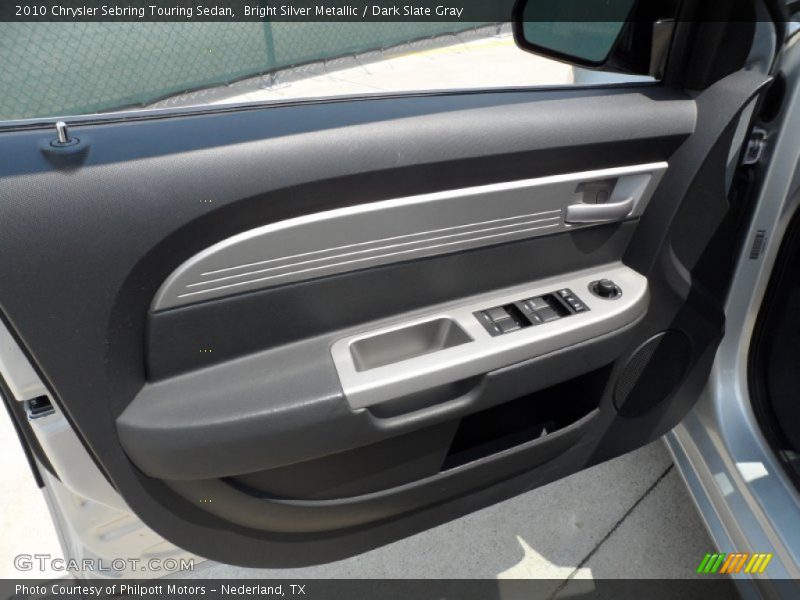 Bright Silver Metallic / Dark Slate Gray 2010 Chrysler Sebring Touring Sedan