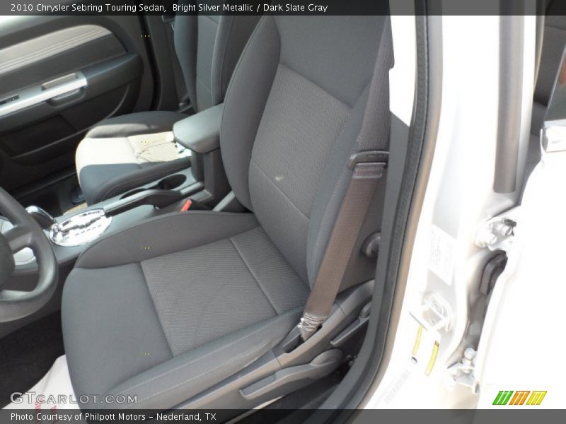 Bright Silver Metallic / Dark Slate Gray 2010 Chrysler Sebring Touring Sedan