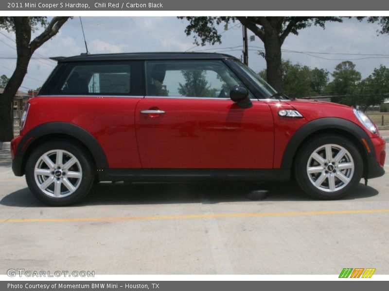 Chili Red / Carbon Black 2011 Mini Cooper S Hardtop