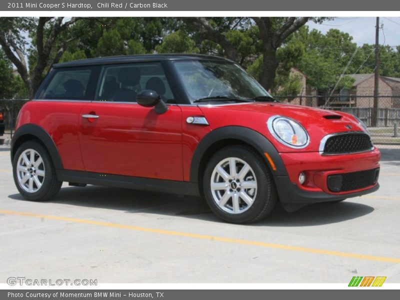 Chili Red / Carbon Black 2011 Mini Cooper S Hardtop