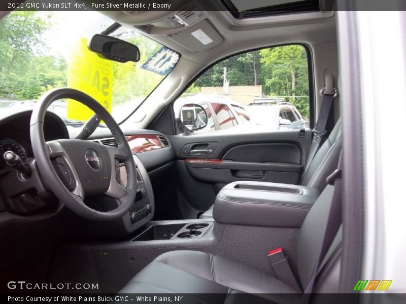 Pure Silver Metallic / Ebony 2011 GMC Yukon SLT 4x4