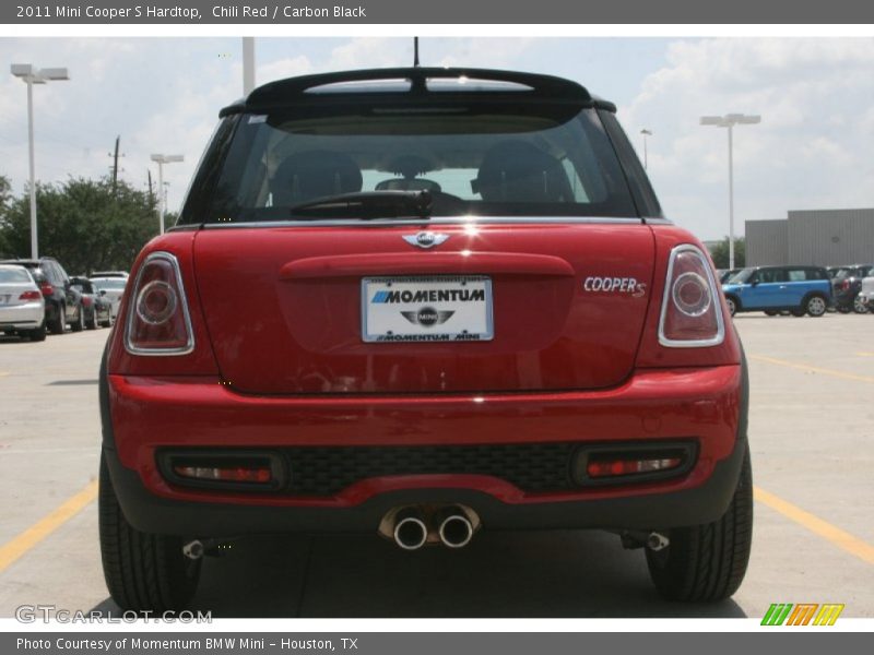 Chili Red / Carbon Black 2011 Mini Cooper S Hardtop