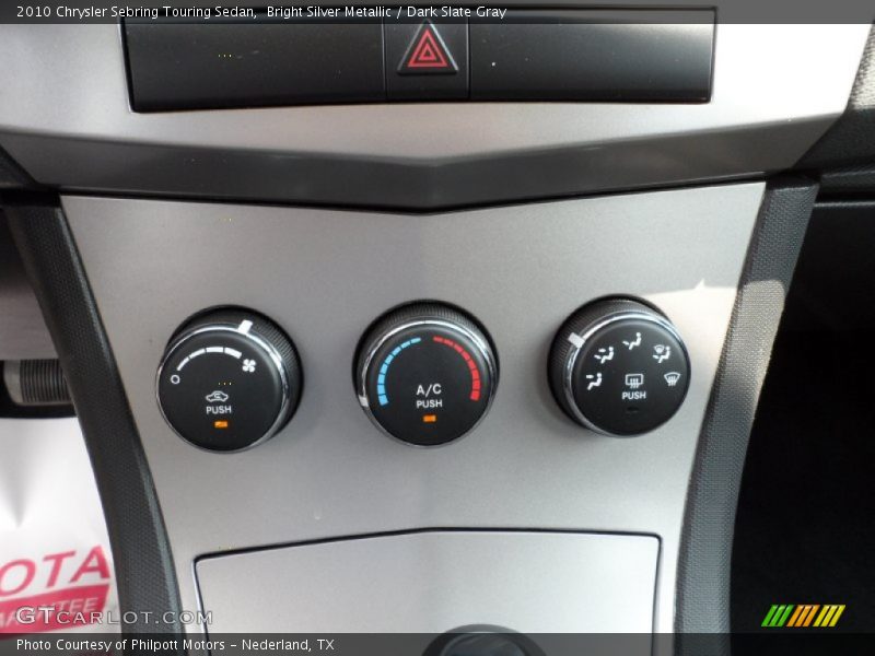 Bright Silver Metallic / Dark Slate Gray 2010 Chrysler Sebring Touring Sedan