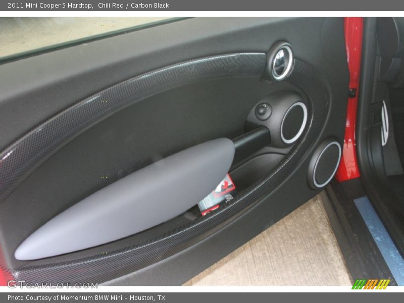 Chili Red / Carbon Black 2011 Mini Cooper S Hardtop