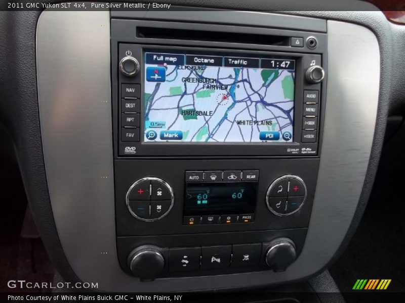 Pure Silver Metallic / Ebony 2011 GMC Yukon SLT 4x4