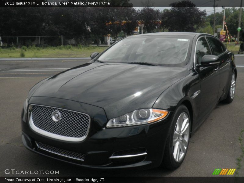 Botanical Green Metallic / Ivory/Truffle 2011 Jaguar XJ XJL