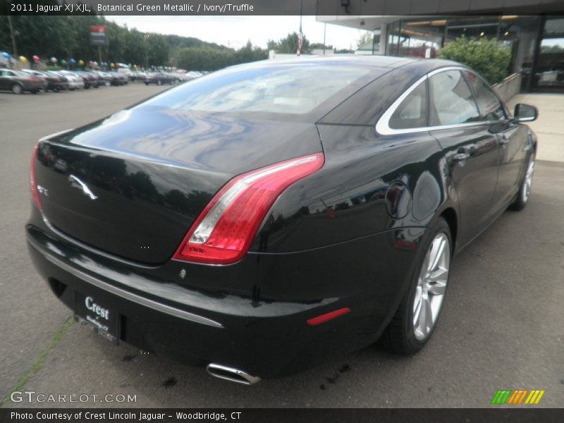 Botanical Green Metallic / Ivory/Truffle 2011 Jaguar XJ XJL