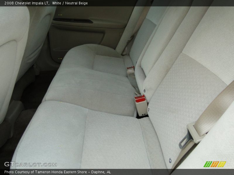 White / Neutral Beige 2008 Chevrolet Impala LT