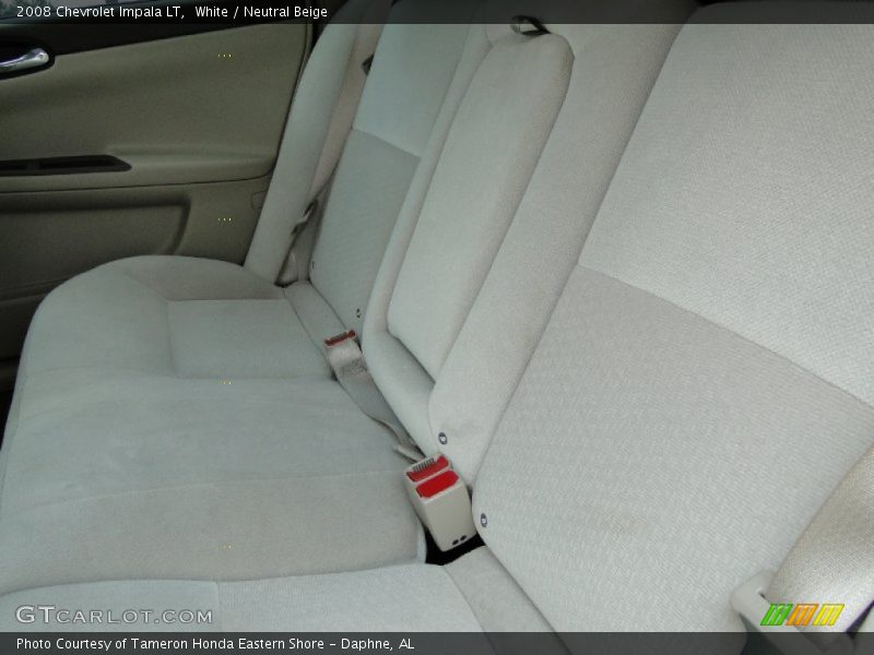 White / Neutral Beige 2008 Chevrolet Impala LT