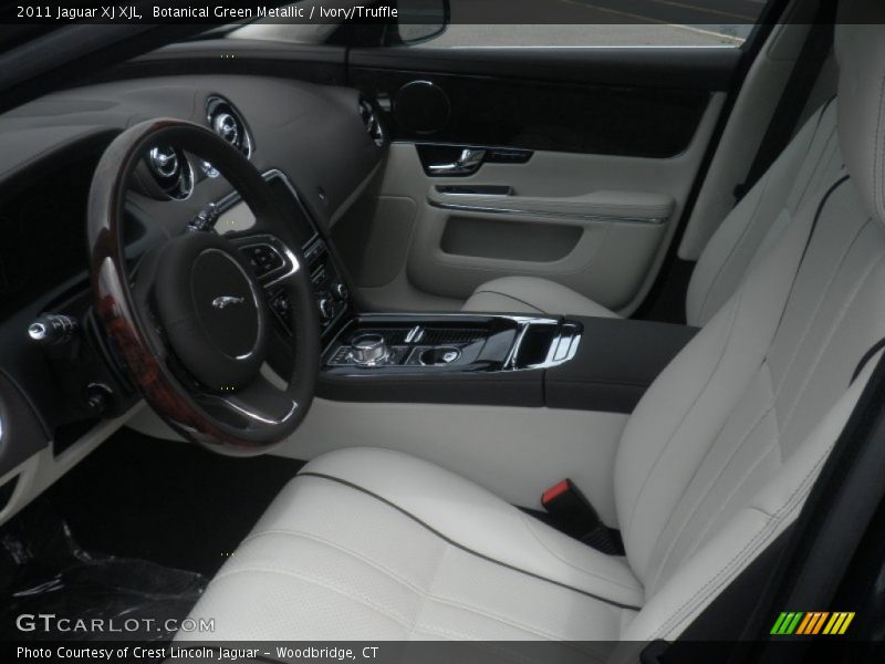 Botanical Green Metallic / Ivory/Truffle 2011 Jaguar XJ XJL