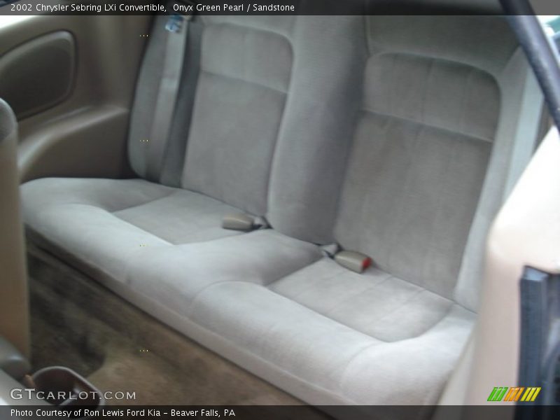 Onyx Green Pearl / Sandstone 2002 Chrysler Sebring LXi Convertible