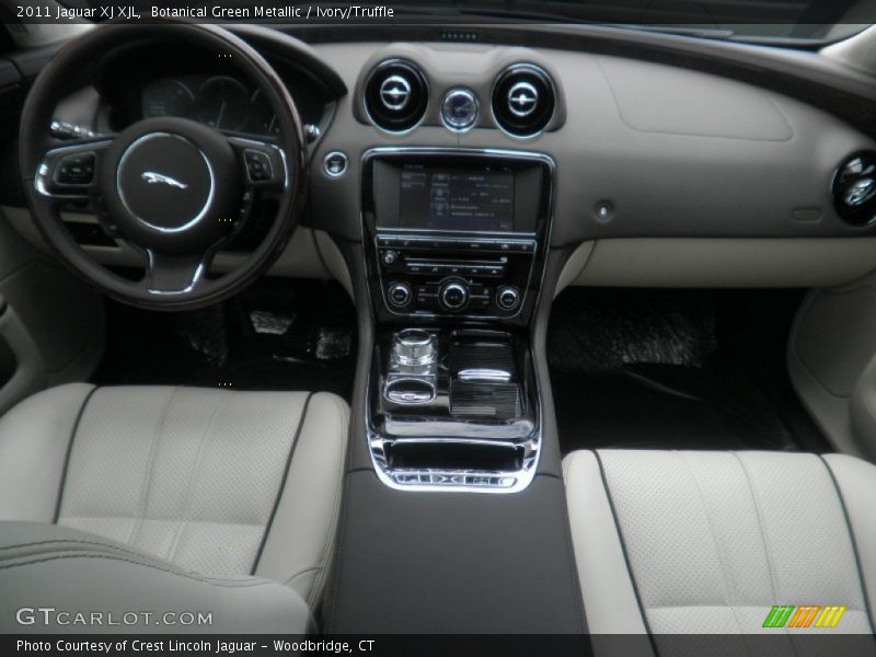 Botanical Green Metallic / Ivory/Truffle 2011 Jaguar XJ XJL