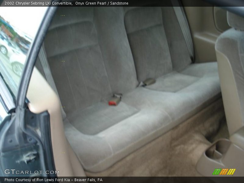Onyx Green Pearl / Sandstone 2002 Chrysler Sebring LXi Convertible