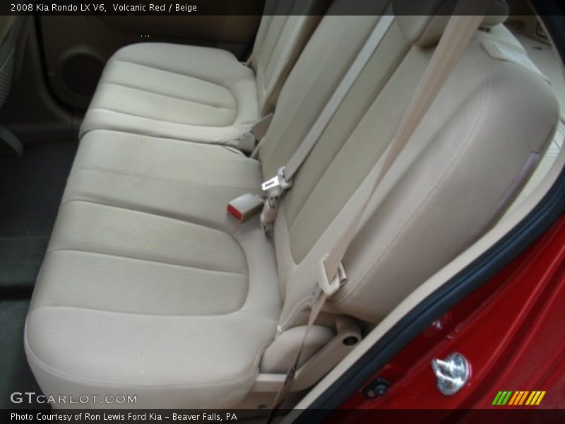 Volcanic Red / Beige 2008 Kia Rondo LX V6