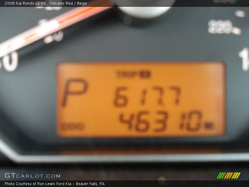 Volcanic Red / Beige 2008 Kia Rondo LX V6