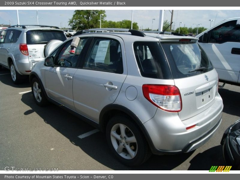 Quicksilver Metallic / Black 2009 Suzuki SX4 Crossover Touring AWD