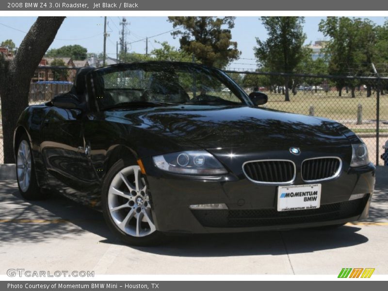 Jet Black / Black 2008 BMW Z4 3.0i Roadster