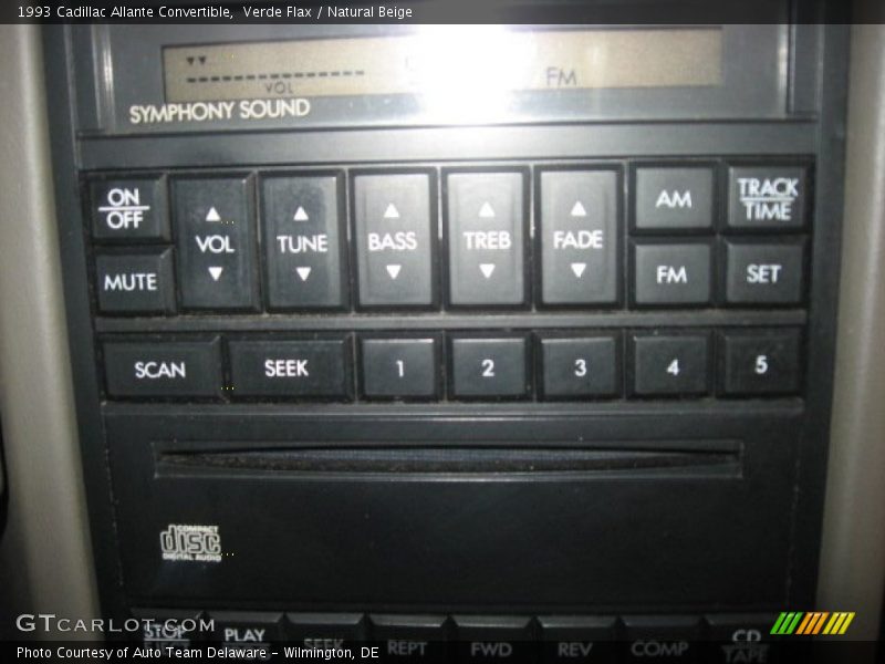 Controls of 1993 Allante Convertible