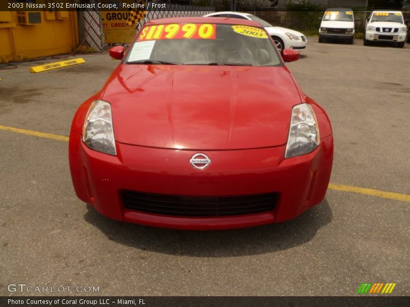Redline / Frost 2003 Nissan 350Z Enthusiast Coupe