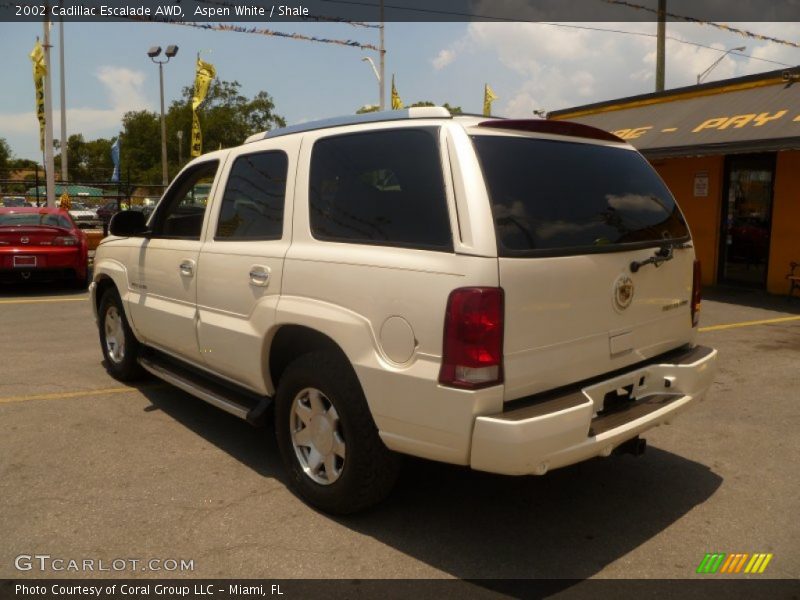Aspen White / Shale 2002 Cadillac Escalade AWD