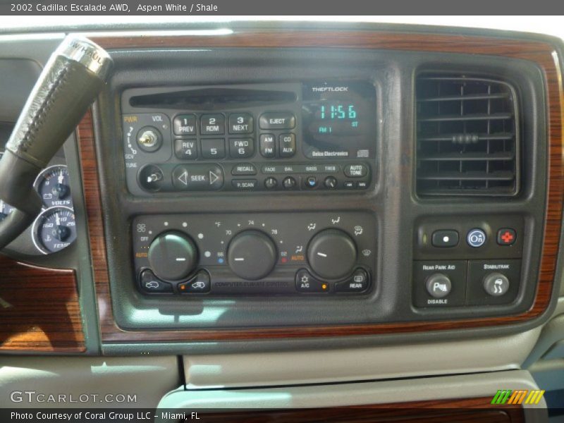 Aspen White / Shale 2002 Cadillac Escalade AWD