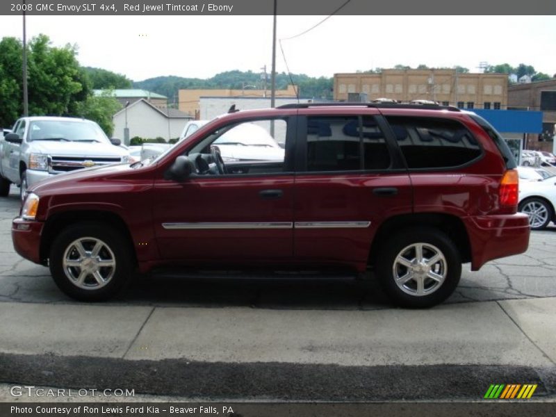 Red Jewel Tintcoat / Ebony 2008 GMC Envoy SLT 4x4