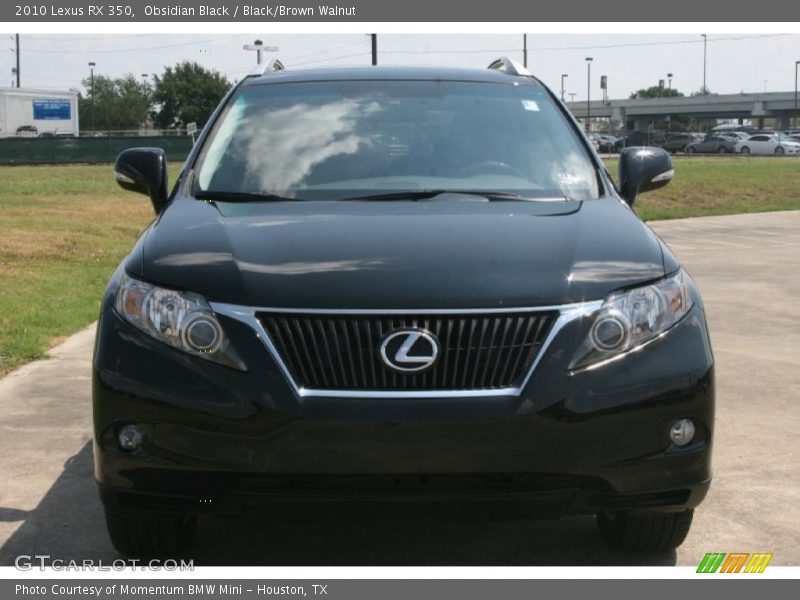 Obsidian Black / Black/Brown Walnut 2010 Lexus RX 350