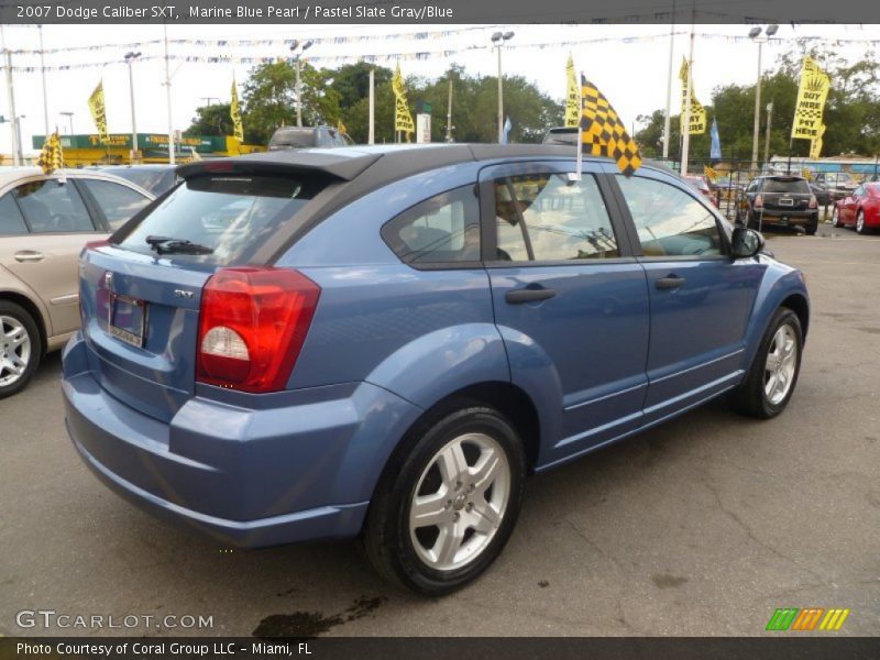 Marine Blue Pearl / Pastel Slate Gray/Blue 2007 Dodge Caliber SXT