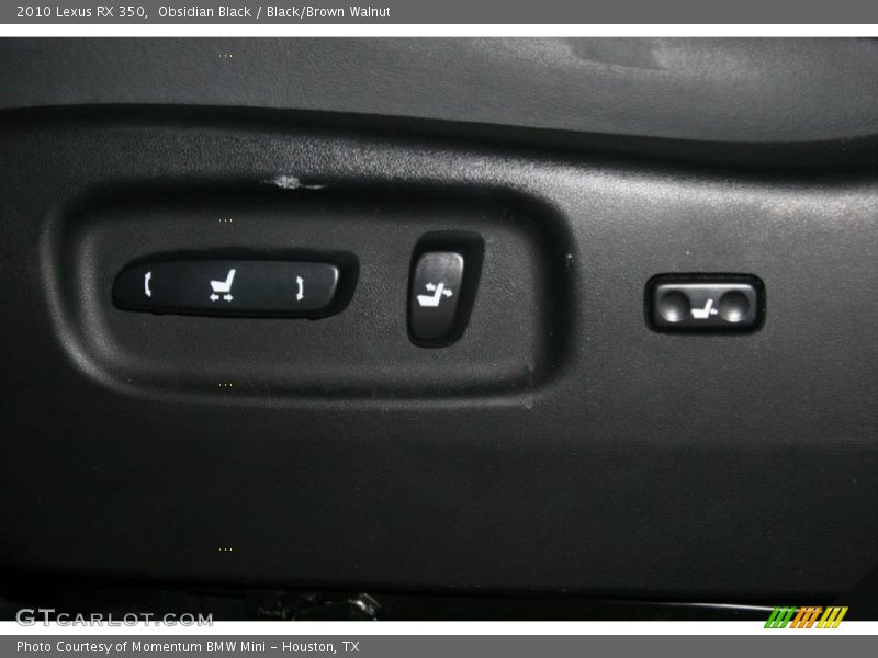 Obsidian Black / Black/Brown Walnut 2010 Lexus RX 350