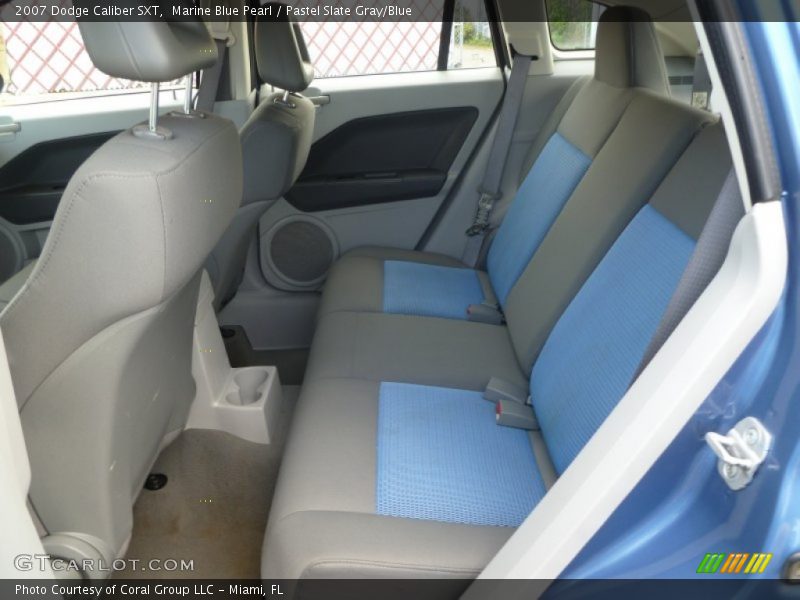 Marine Blue Pearl / Pastel Slate Gray/Blue 2007 Dodge Caliber SXT