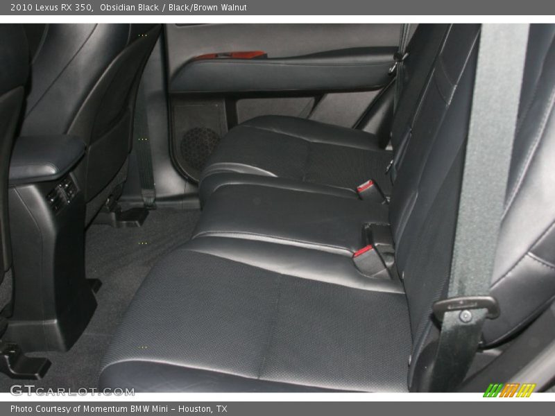 Obsidian Black / Black/Brown Walnut 2010 Lexus RX 350