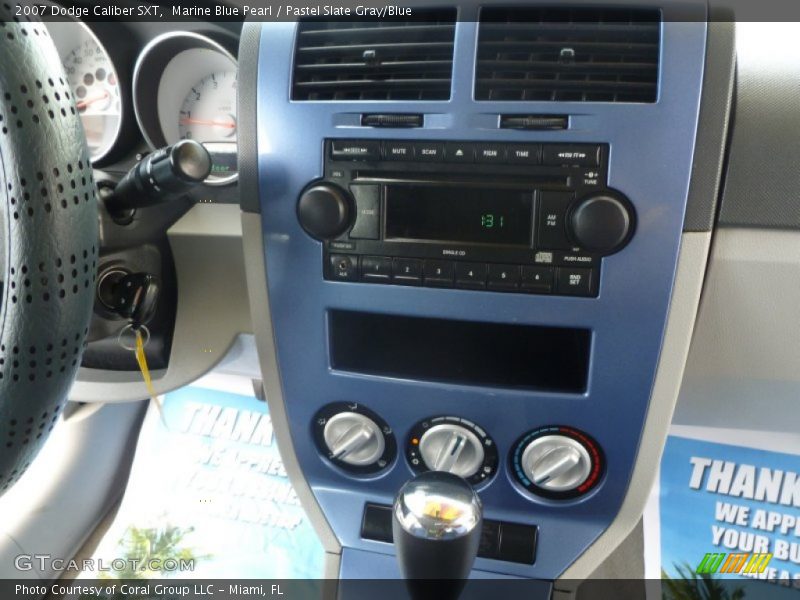 Marine Blue Pearl / Pastel Slate Gray/Blue 2007 Dodge Caliber SXT