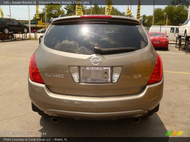 Polished Pewter Metallic / Cafe Latte 2003 Nissan Murano SE