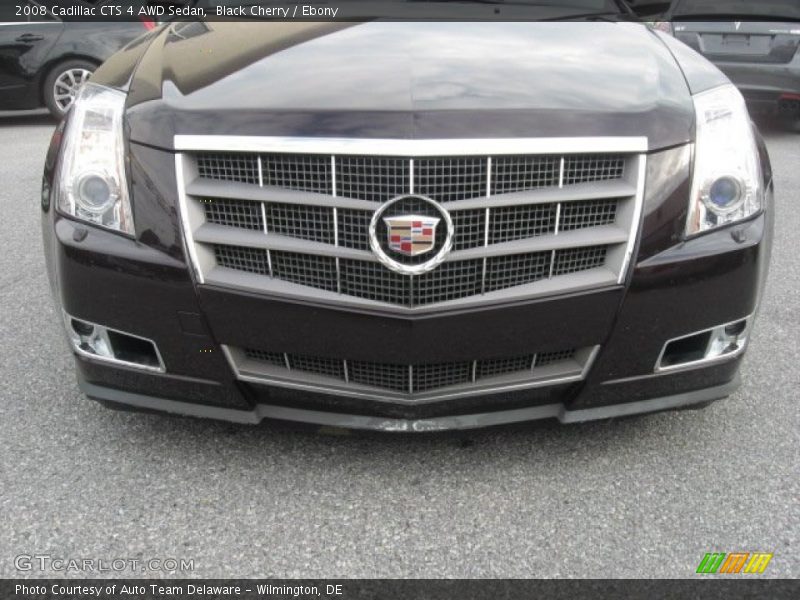 Black Cherry / Ebony 2008 Cadillac CTS 4 AWD Sedan