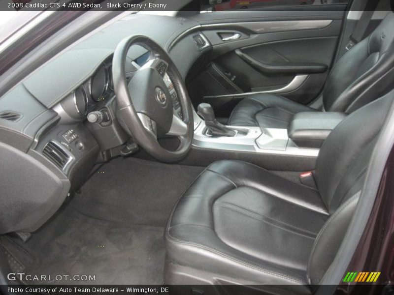  2008 CTS 4 AWD Sedan Ebony Interior