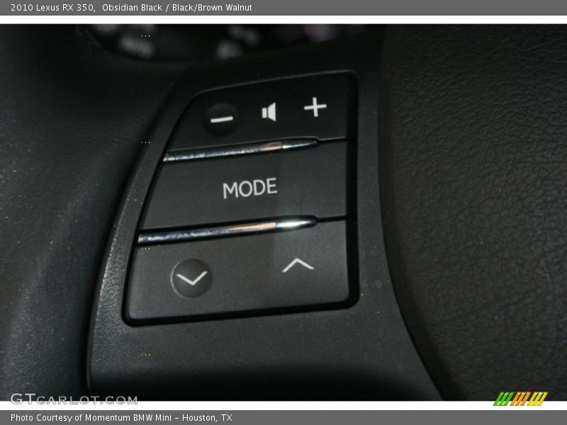 Obsidian Black / Black/Brown Walnut 2010 Lexus RX 350
