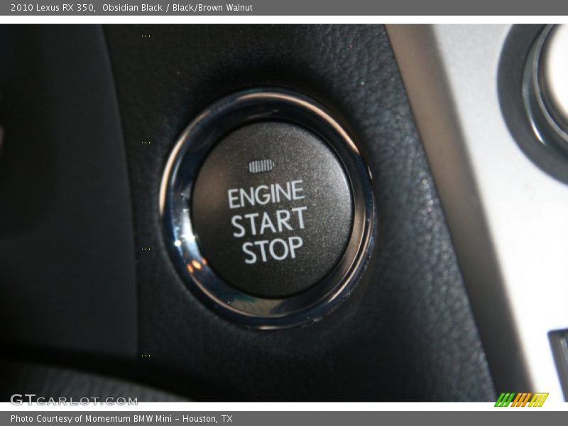 Obsidian Black / Black/Brown Walnut 2010 Lexus RX 350