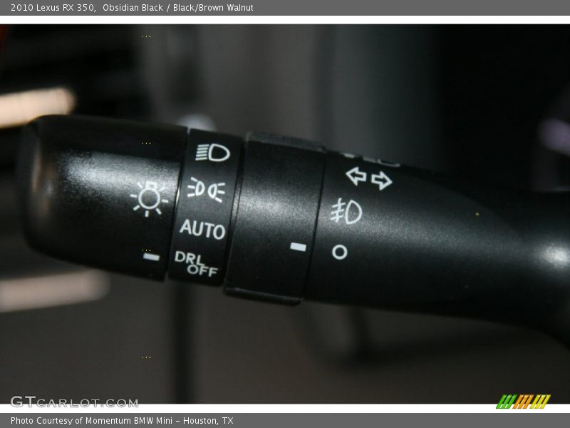 Obsidian Black / Black/Brown Walnut 2010 Lexus RX 350